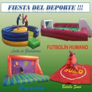 Alquila porterías de futbol para niños: ¡diversión asegurada! - Castillos  hinchables Málaga